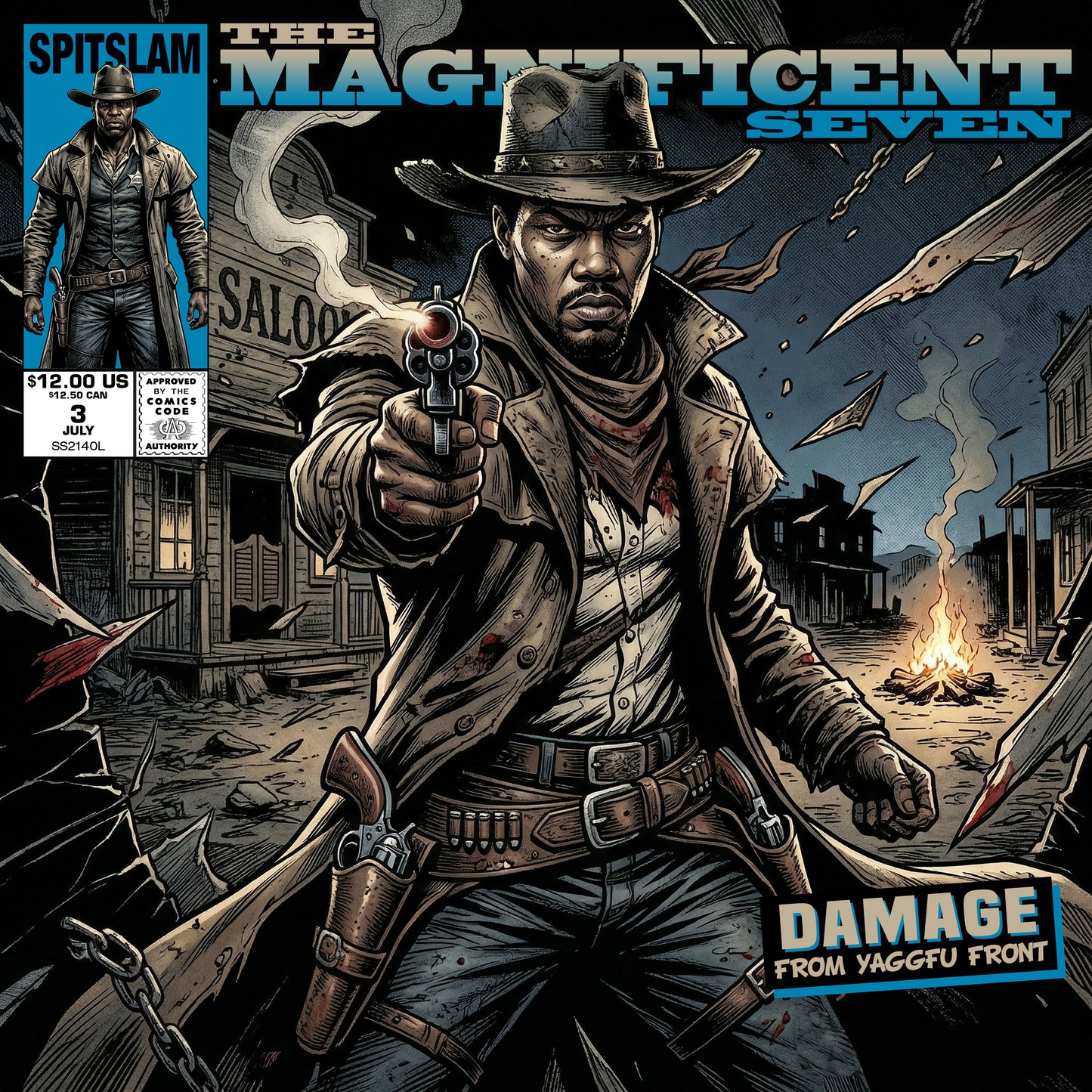 Damage from Yaggfu Front - The Magnificent Seven (CD-R)