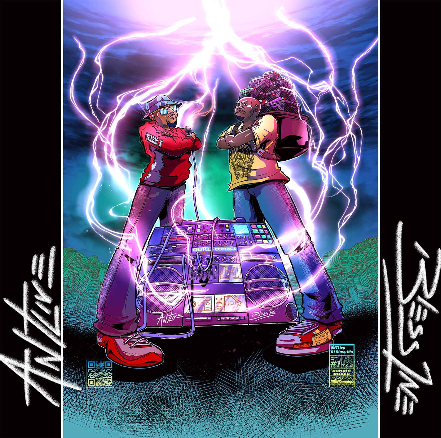 Antlive & DJ Bless1NE - Dual Cassette (CD-R)