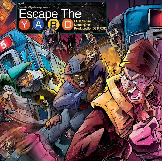 El Da Sensei, Nord1kone & DJ MROK - Escape The Yard (CD-R)