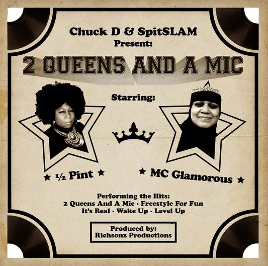 1/2 Pint & MC Glamorous - 2 Queens And A Mic EP (CD-R)