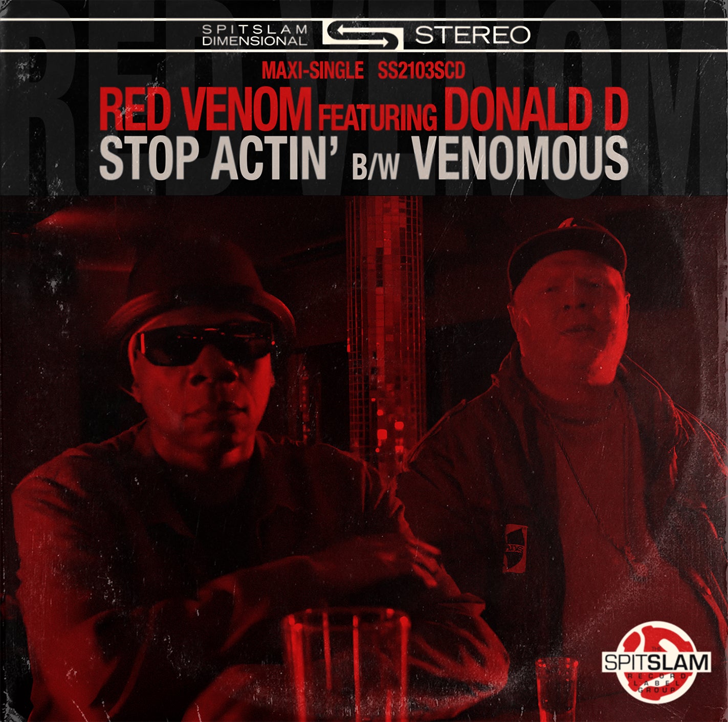 Red Venom - Stop Actin' / Venomous (CD-R Maxi-Single)