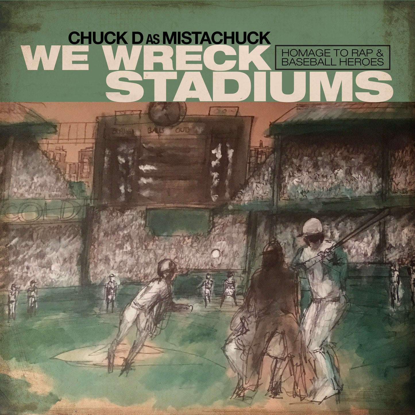 Chuck D - We Wreck Stadiums (CD-R)